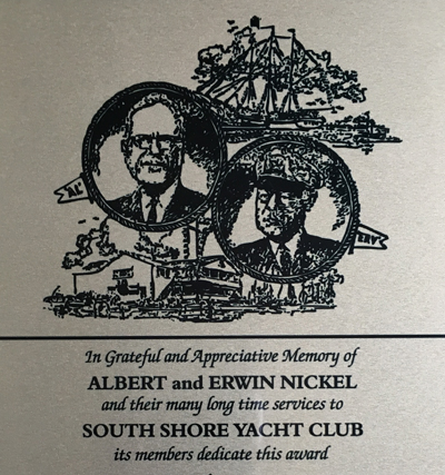Al Erv Nickel Award Plaque